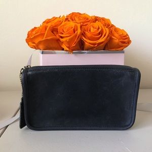 Coach Vintage Black Zip Wallet/Pouch